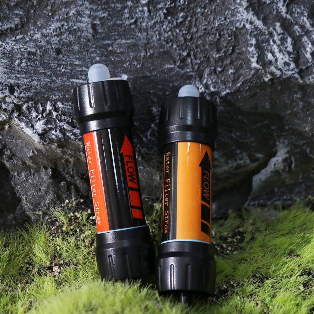 Water Purification Straw - หลอดกรองน้ำขนาดเล็ก หลอดกรองน้ำดื่ม หลอดกรองน้ำ TUP สำหรับดื่มน้ำโดยตรง หลอดกรองน้ำสำหรับการเดินป่า