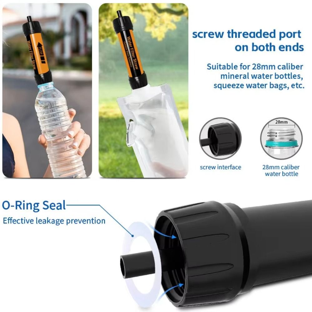 หลอดกรองน้ำขนาดเล็ก หลอดกรองน้ - Water Purification Straw บทวิจารณ์และราคา