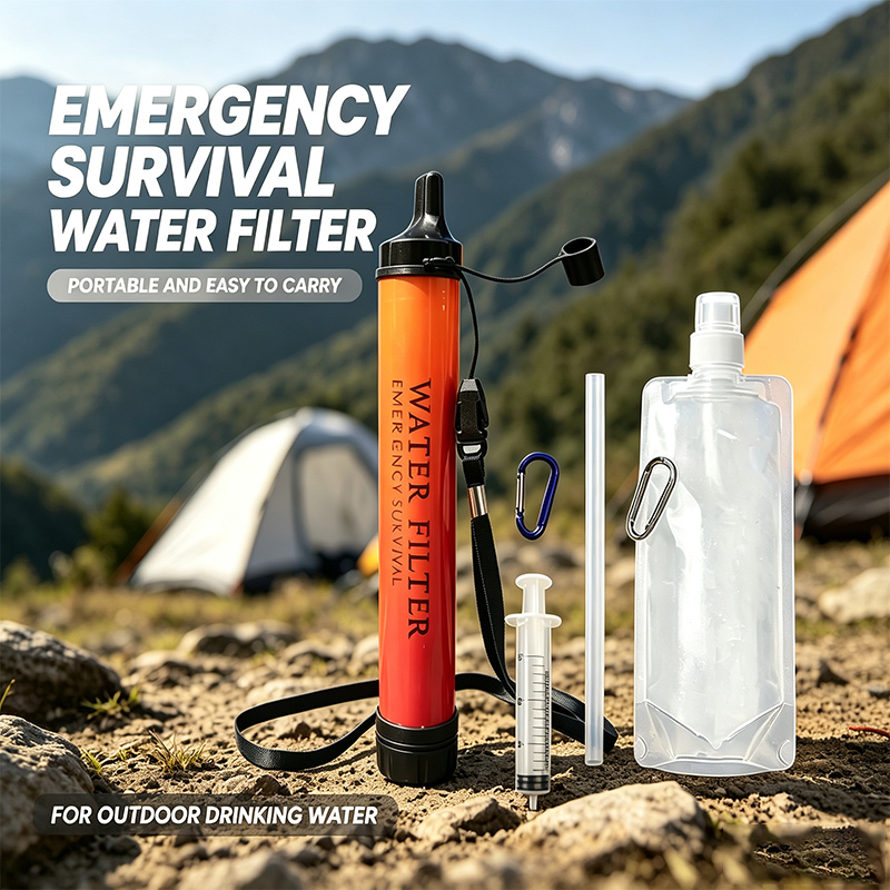หลอดกรองน้ำขนาดเล็กสำหรับใช้งา - Water Purification Straw บทวิจารณ์และราคา