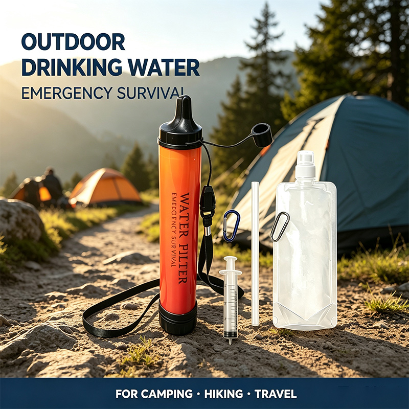 หลอดกรองน้ำขนาดเล็กสำหรับใช้งา - Water Purification Straw บทวิจารณ์และราคา