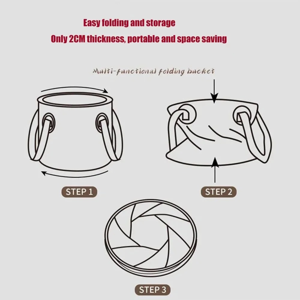 ถังน้ำพับได้แบบพกพาสำหรับใช้งา - Water Bag Collapsible บทวิจารณ์และราคา